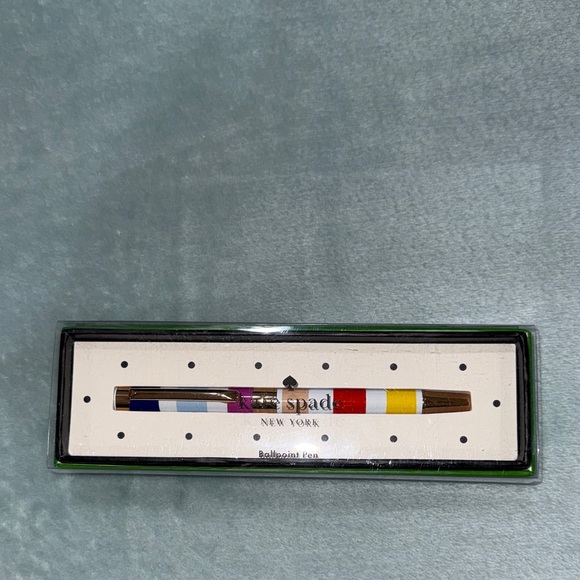 kate spade Other - kate spade Colorful Striped Ballpoint Pen